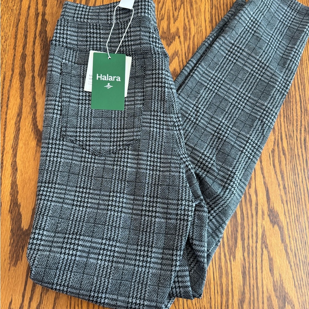 HALARA Women’s Pull On Checkered Pants